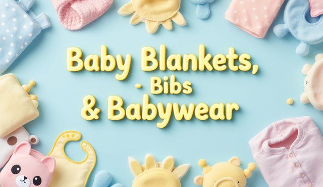 Baby Blankets, Bibs & Babywear