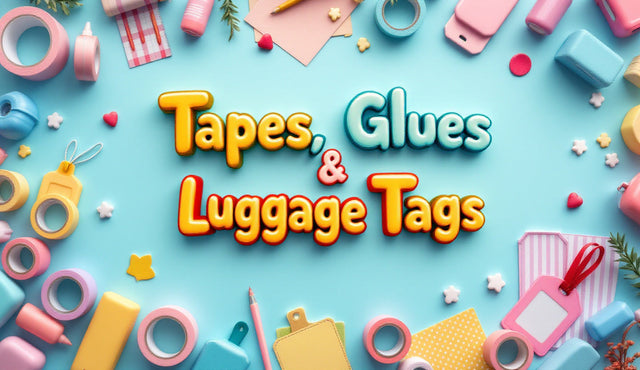 Tapes, Glues & Luggage Tag's