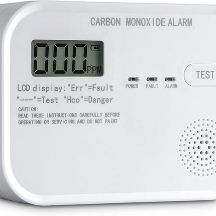 Daewoo Carbon Monoxide Alarm | Loud 85dB Alarm | Kumperi