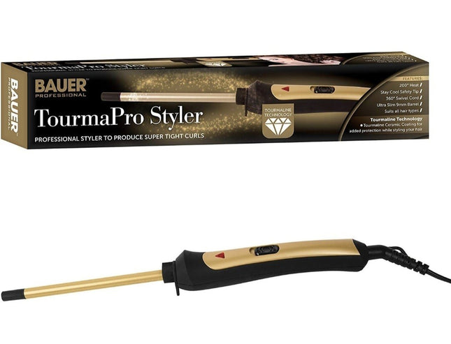Bauer TourmaPro Styler | Professional Curling Wand with Tourmaline Technology | Kumperi