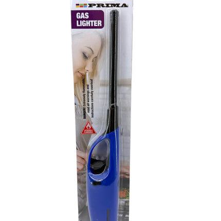 PRIMA Electronic Piezo Gas Lighter with Safety Lock - Refillable Kitchen Lighter with Adjustable Flame - Available at Kumperi