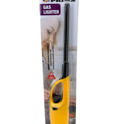 PRIMA Electronic Piezo Gas Lighter with Safety Lock - Refillable Kitchen Lighter with Adjustable Flame - Available at Kumperi
