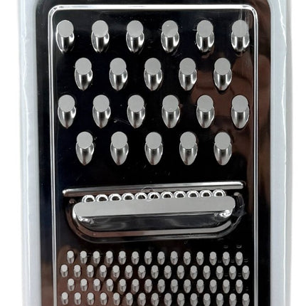 Apollo Stainless Steel Multi-Surface Grater - 3-in-1 Coarse Fine Slicer - Professional Kitchen Grater - Available at Kumperi