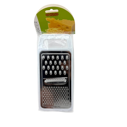 Apollo Stainless Steel Multi-Surface Grater - 3-in-1 Coarse Fine Slicer - Professional Kitchen Grater - Available at Kumperi