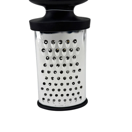 Kumperi Apollo Stainless Steel Hand Grater – Oval Grater, Coarse & Fine Sides, Soft‑Grip Ends, 20 cm