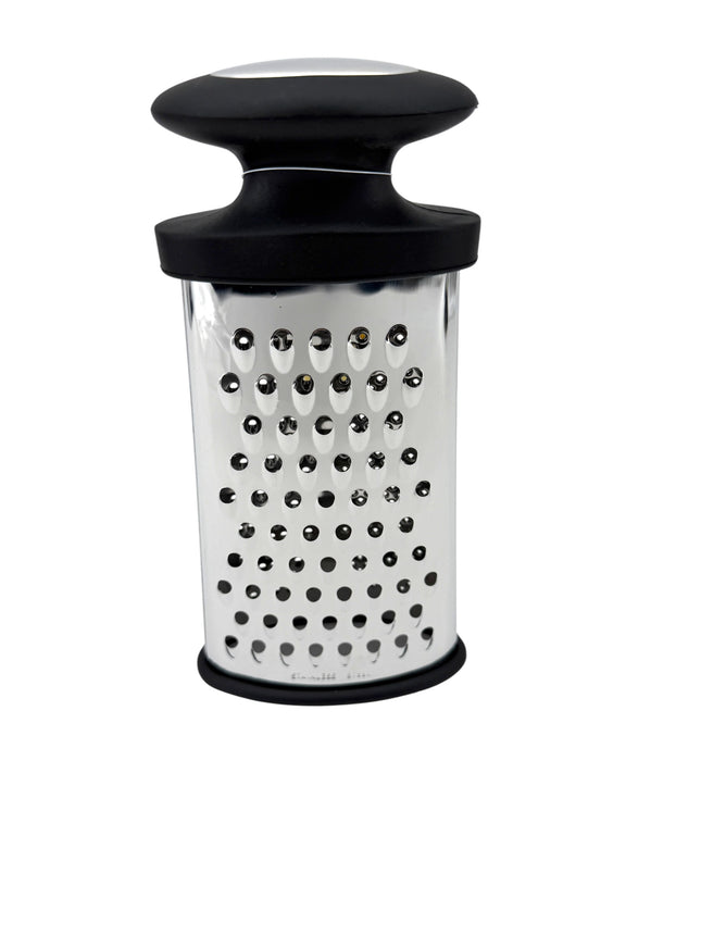 Kumperi Apollo Stainless Steel Hand Grater – Oval Grater, Coarse & Fine Sides, Soft‑Grip Ends, 20 cm