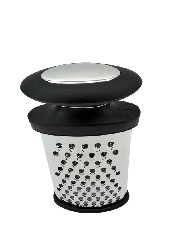 Kumperi Apollo Stainless Steel Hand Grater – Oval Grater, Coarse & Fine Sides, Soft‑Grip Ends, 20 cm