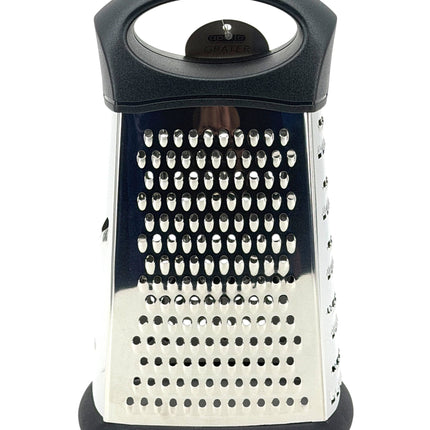 Apollo 4-Sided Box Grater Stainless Steel Multi-Function Kitchen Grater with Ergonomic Handle | Kumperi