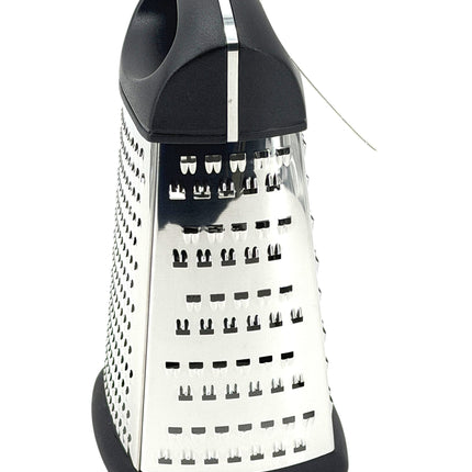 Apollo 4-Sided Box Grater Stainless Steel Multi-Function Kitchen Grater with Ergonomic Handle | Kumperi