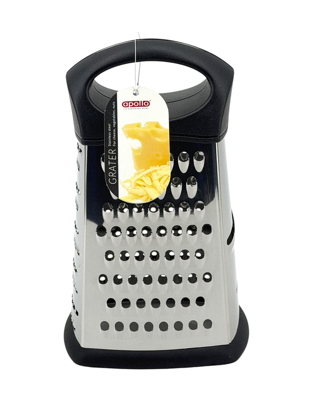 Apollo 4-Sided Box Grater Stainless Steel Multi-Function Kitchen Grater with Ergonomic Handle | Kumperi