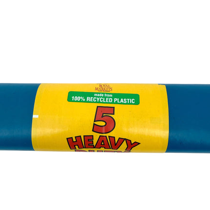 5 Heavy Duty Rubble Sacks - 400 Gauge Waste Bags 20"x30" | 100% Recycled Plastic Bags | Kumperi