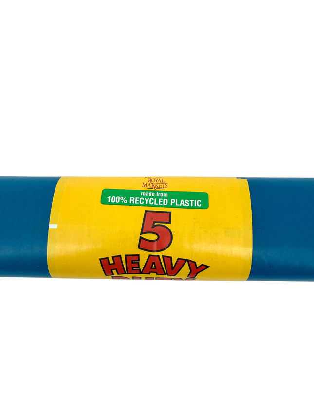 5 Heavy Duty Rubble Sacks - 400 Gauge Waste Bags 20"x30" | 100% Recycled Plastic Bags | Kumperi