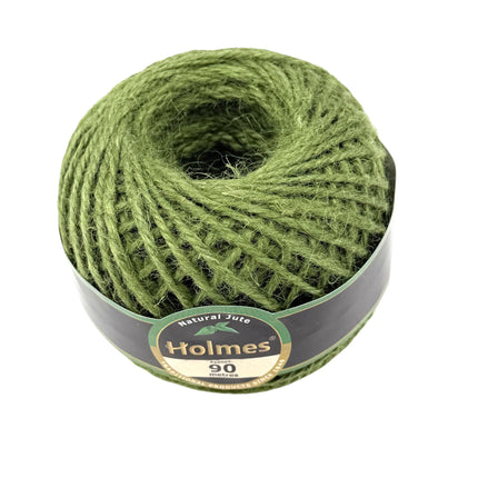 Holmes Natural Jute Twine 90m Ball - Eco-Friendly Garden String for Crafts, Gardening & DIY Projects | Green & Natural Colours Available | Kumperi