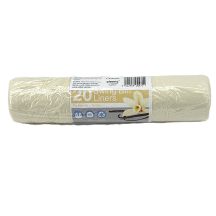 5 x Scented Swing Bin Liners 20 Pack - Tie Handle Garbage Bags with Lavender, Vanilla, Orange, Apple & Rose Fragrances | 50L Capacity Waste Bags | Kumperi