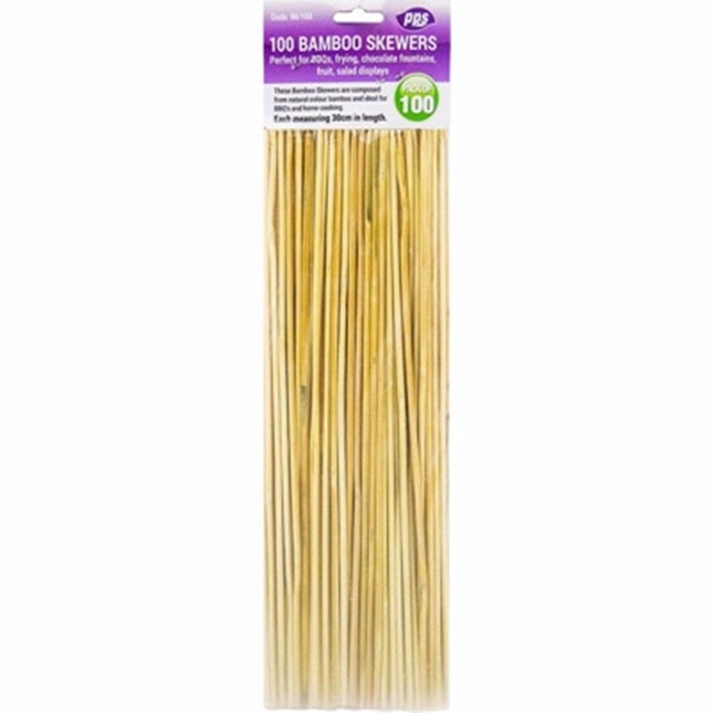 BBQ PARTY 100 SKEWERS 30CM