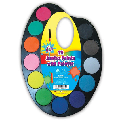 ART BOX JUMBO PAINTS WITH PALETTE