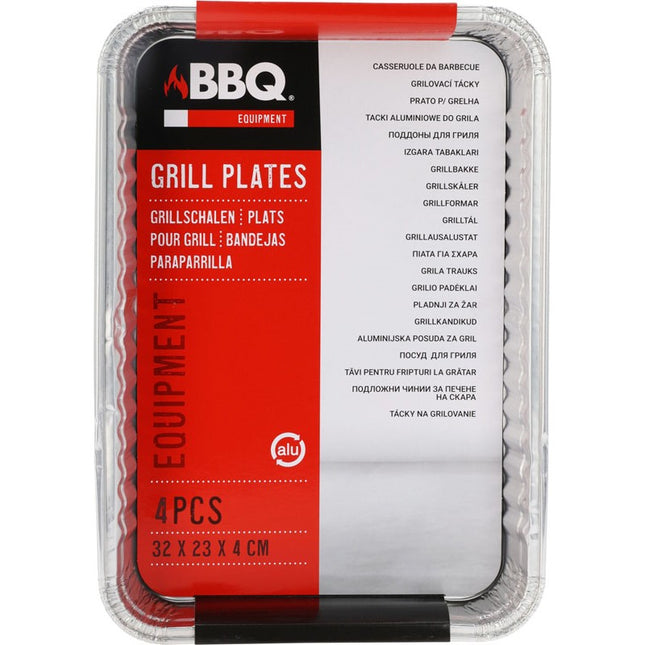 BBQ GRILL PLATES SET 4PC