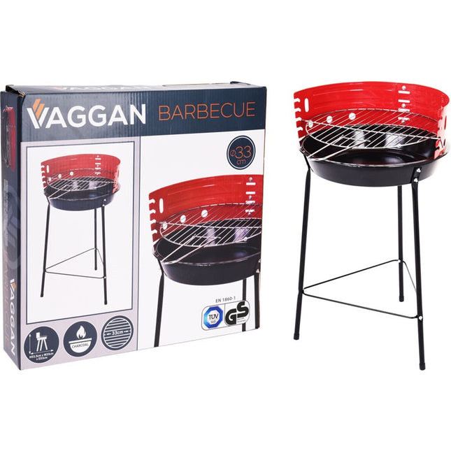 BBQ HALF ROUND 33CM