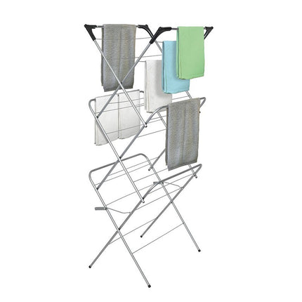 Bright & Homely Slimline Clothes Airer | 3-Tier Foldable Drying Rack | Kumperi