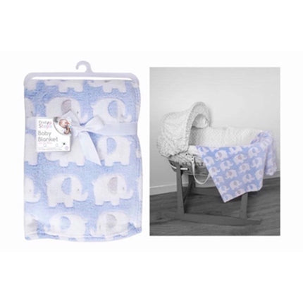 FIRSTSTEPS BABY BLANKET ELEPHANT 75X100