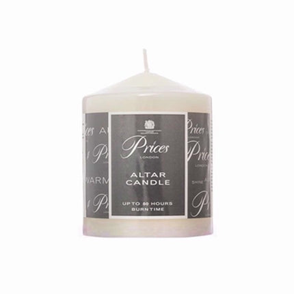 Price's Altar Candle 4" x 3" Ivory Church Candle 335g - Premium Religious Pillar Candle | Kumperi