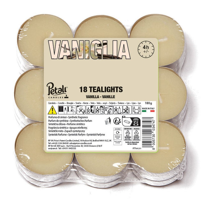 Tealights Candles Vanilla