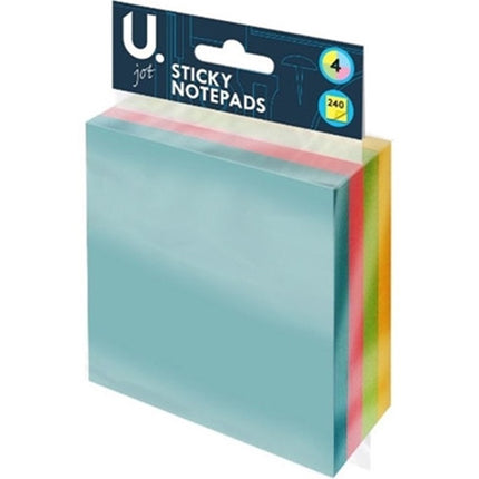 STICKY NOTEPADS 4 PACK
