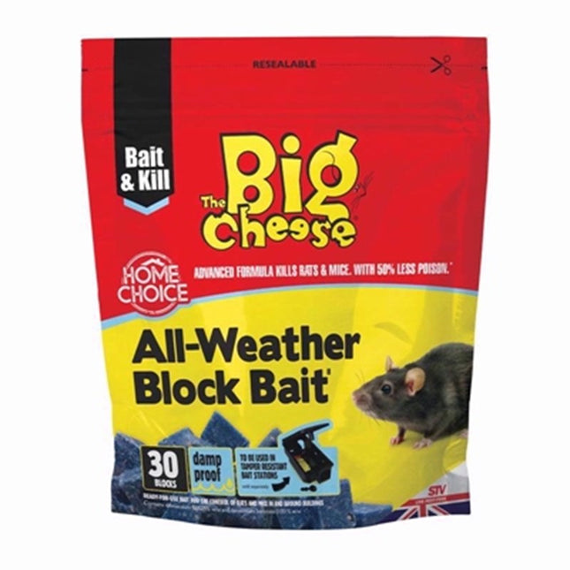 The Big Cheese All-Weather Block Bait 30 X 10G