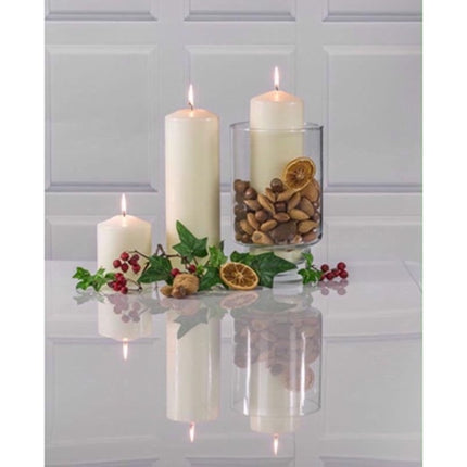 Price's Altar Candle 4" x 3" Ivory Church Candle 335g - Premium Religious Pillar Candle | Kumperi
