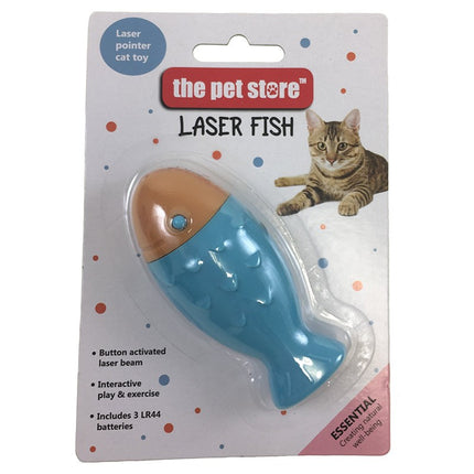 THE PET STORE LASER FISH CAT TOY