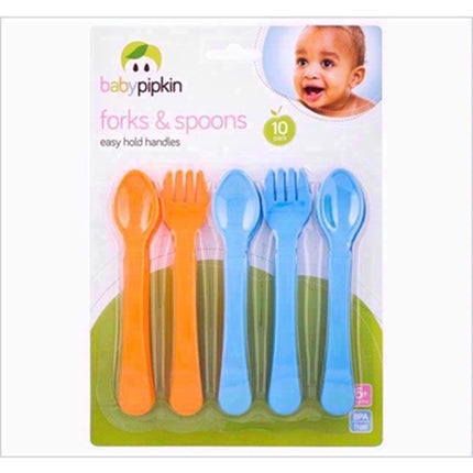 BABY PIPKIN FORKS & SPOONS 10PCE