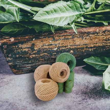 Holmes Natural Jute Twine 90m Ball - Eco-Friendly Garden String for Crafts, Gardening & DIY Projects | Green & Natural Colours Available | Kumperi