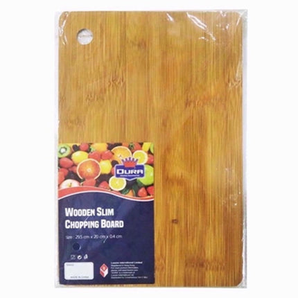WOODEN CHOPPING BOARD SLIM 29.5X20X0.4CM