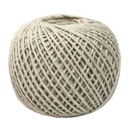 Heavy Duty Cotton String 200m Ball - Premium Natural Cotton Twine for Crafts, Cooking, Wrapping & Gardening | Strong & Durable | Kumperi