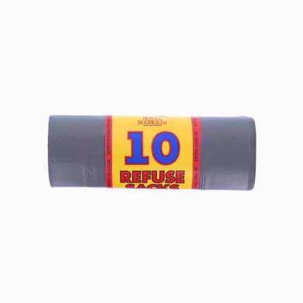 ROYAL MARKET BIN LINER GREY 10 BAGS 18x29x39 INCH