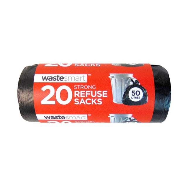 WASTE SMART STRONG REFUSE SACKS 20 BAGS