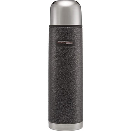 THERMOS CAFE STAINLESS STEEL HAMMERTONE FLASK GREY 1L