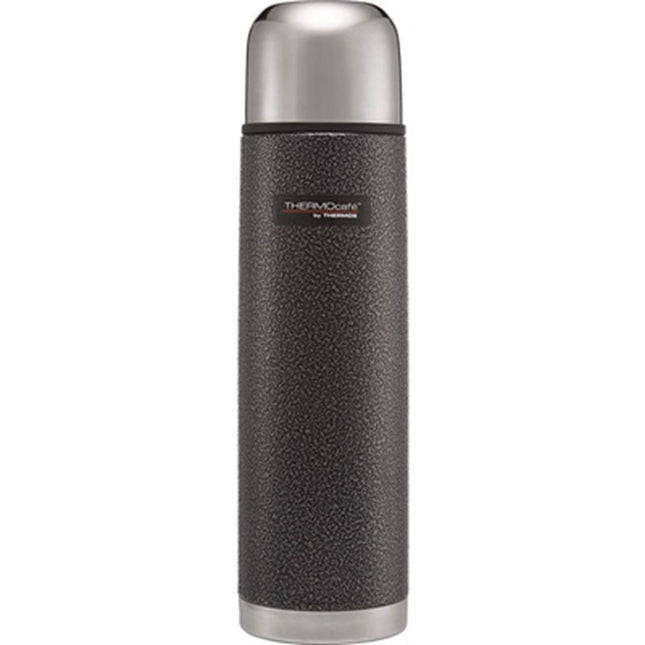 THERMOS CAFE STAINLESS STEEL HAMMERTONE FLASK GREY 1L