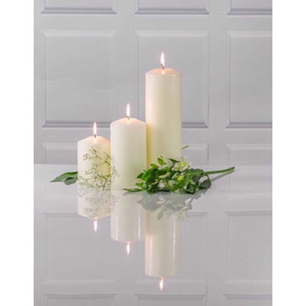 Price's Altar Candle 4" x 3" Ivory Church Candle 335g - Premium Religious Pillar Candle | Kumperi