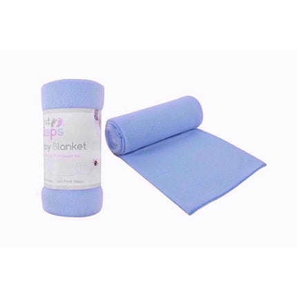 FIRST STEPS BABY BLANKET BLUE 70X70CM