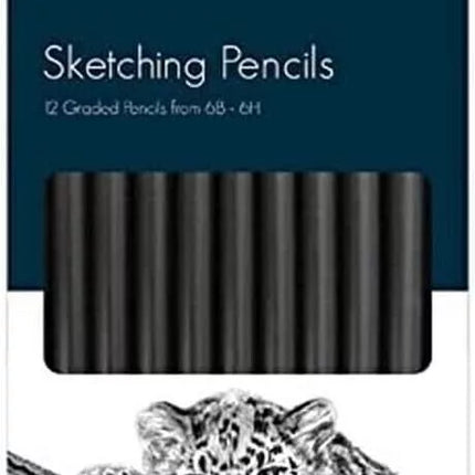 12 x Charcoal Pencils Graded Create Art Drawing Sketching Homework Office